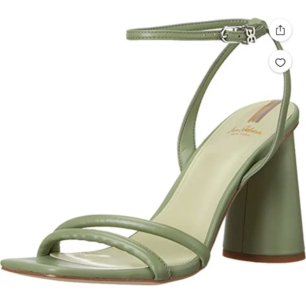 Sam Edelman Sage Green Block Heel Sandals